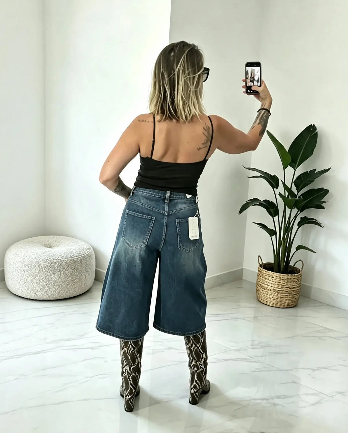 Bermuda jeans Viola