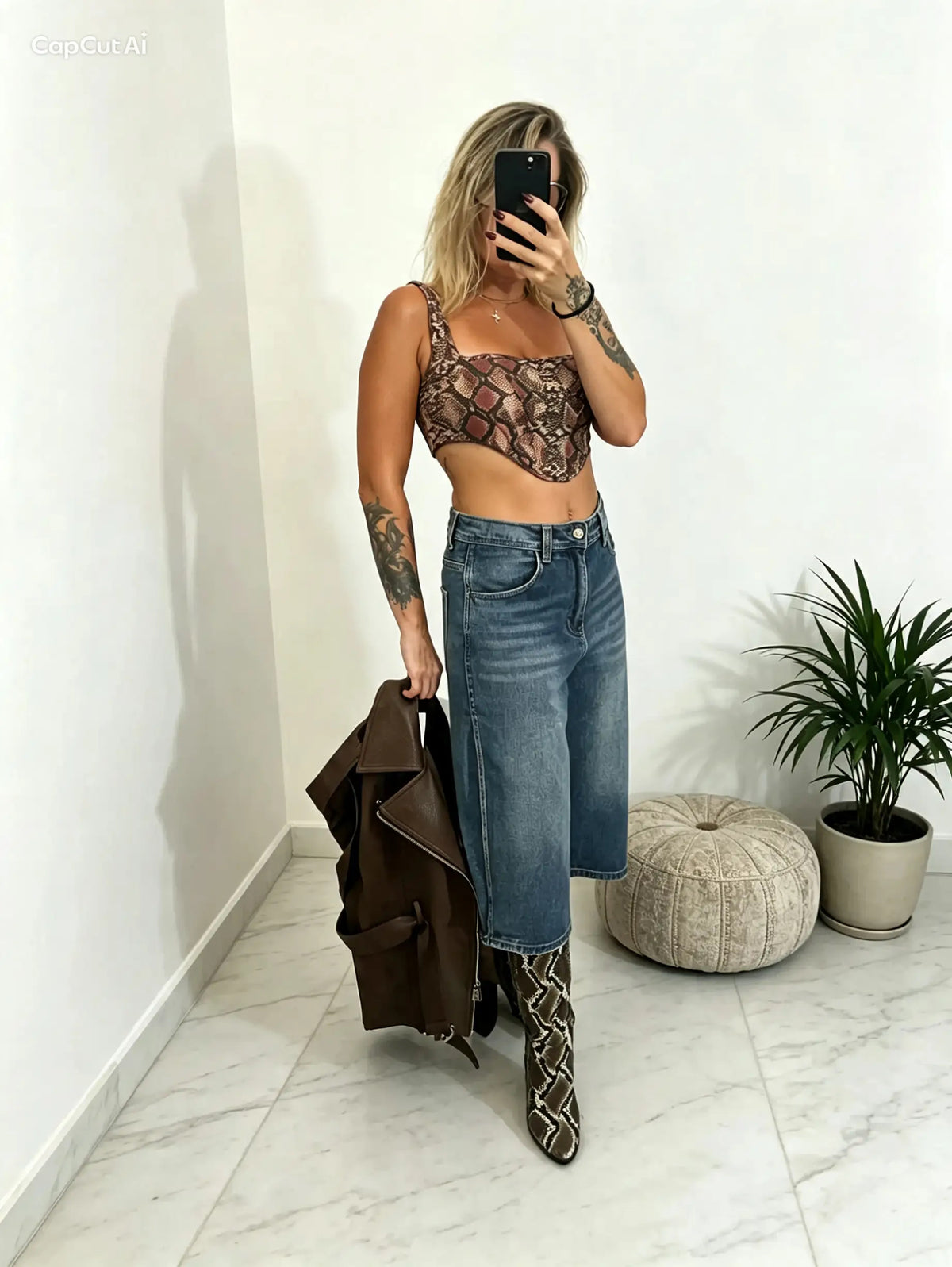 Bermuda jeans Viola